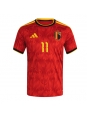 Moške Nogometnih dresov Belgija Jeremy Doku #11 Domači SP 2026 Kratki rokavi Moške Nogometnih dresov Belgija Jeremy Doku #11 Domači SP 2026 Kratki rokavi